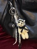 Blue Teddy Bear Bag Charm