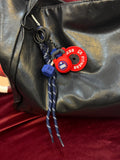 Blue Gym Dumbell Bag Charm