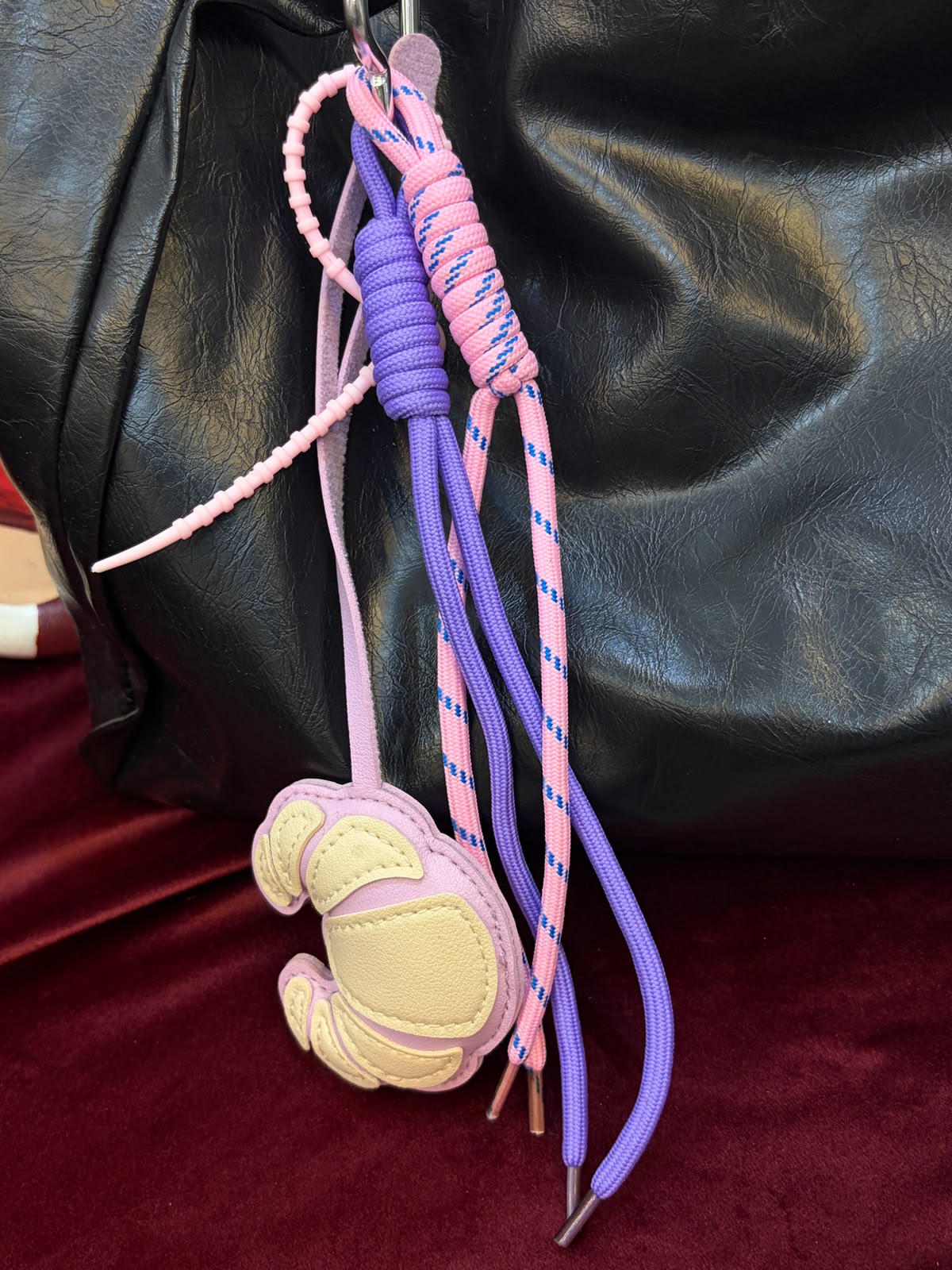 Blueberry Croissant Bag Charm