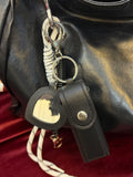 Black Lip Gloss Bag Charm