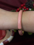 Pink Enamel Bangle