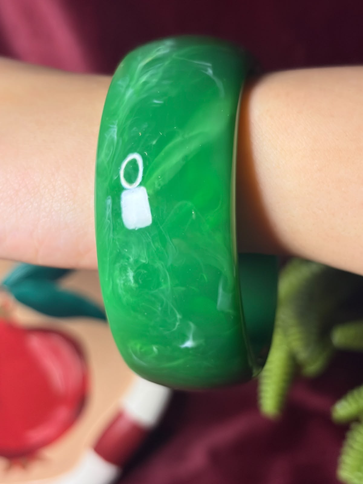 Green Single Bangle